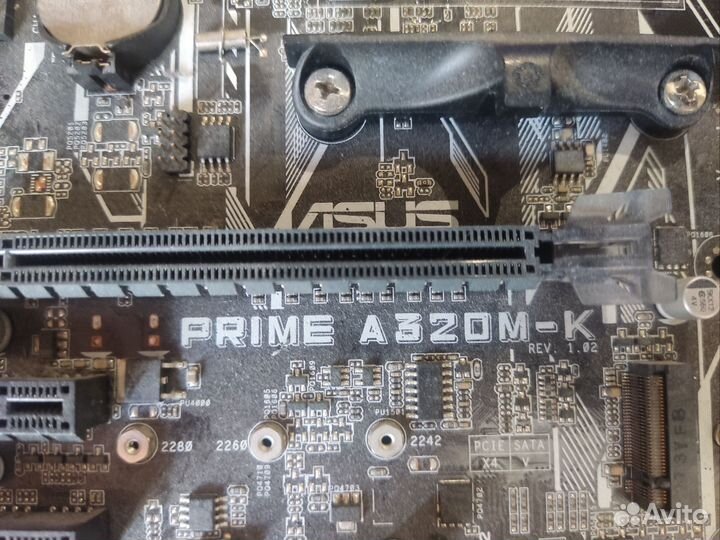 Материнская плата Asus prime a320m-k