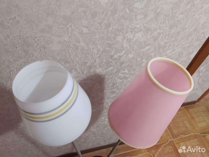 Торшер СССР дуэт, абажур этикетка