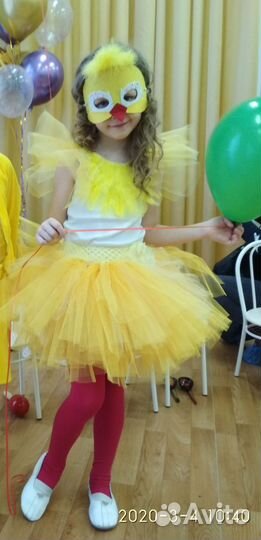Костюм цыплёнка на 5-6-7 лет прокат