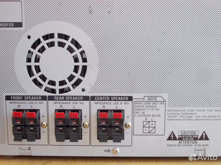 Блок У/М музыкального центра sony