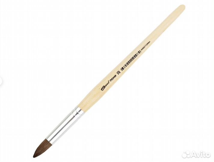 Кисть пони, ArtSpace, круглая №10, пакет, европодв