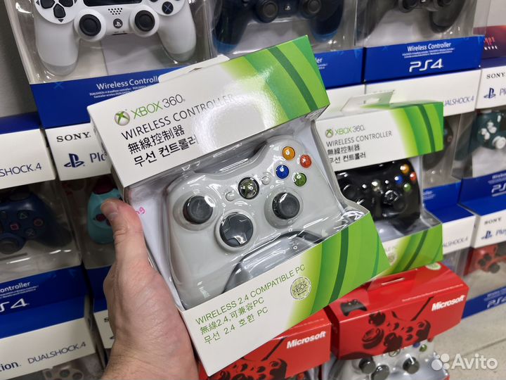 Джойстик для xbox 360 беспроводной / проводной