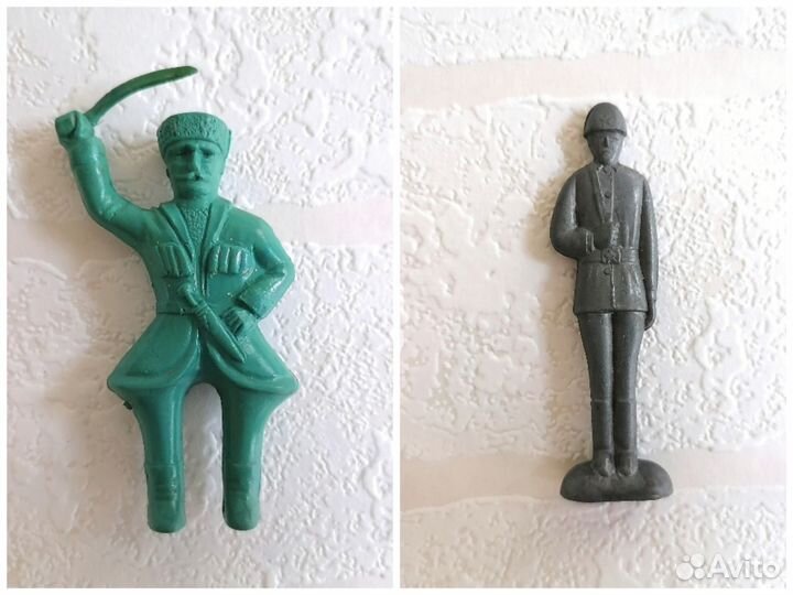 Игрушки СССР солдатик всадник казак