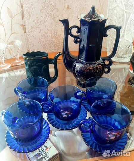 Кофейник, чайно- кофейные чашки, поильник