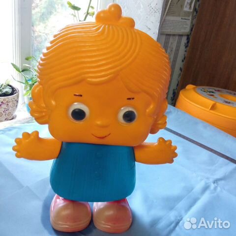 Кукла девочка из пластмассы СССР серия дутыш