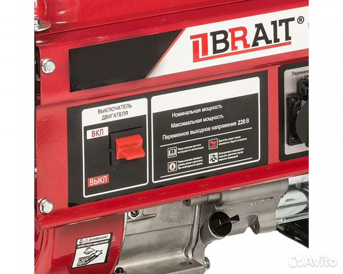 Генератор бензиновый Brait BR3800 3.2кВт