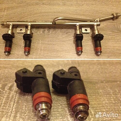 Комплект форсунок ваз 2110-14 Приора Калина