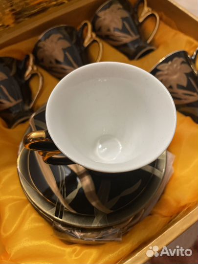 Японский сервиз с 24х каратным золотом