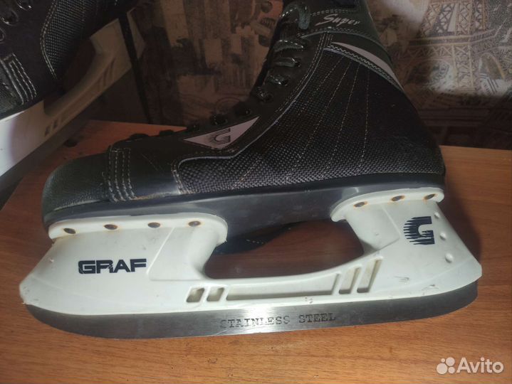 Коньки хоккейные graf 43 размер