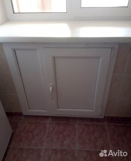 Дверца для холодильника под окном 87х81