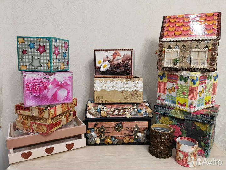 Декоративные ящики в ассортименте
