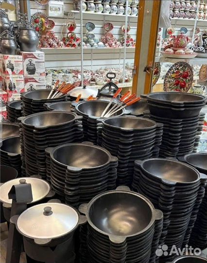 Казан чугунный узбекский