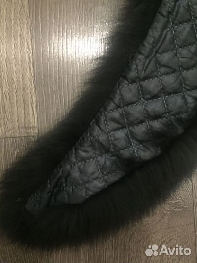 Меховой воротник из песца