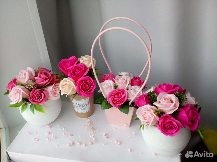 Мыльные букеты в наличии