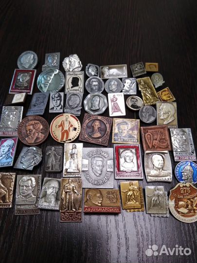 Значки СССР выдающиеся люди своего времени