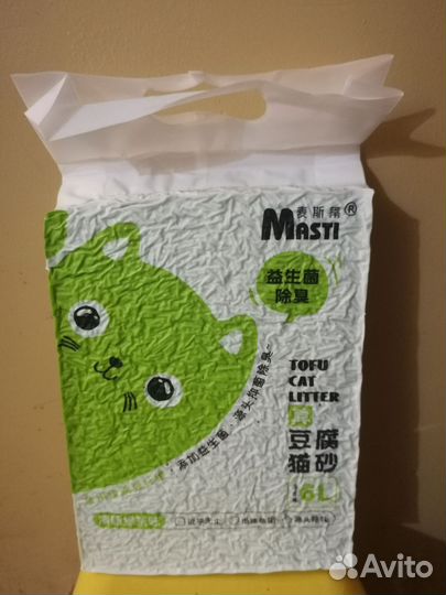 Наполнитель для кошачьего туалета/лотка тофу