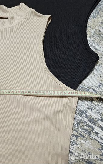 2 шт. Топ в рубчик