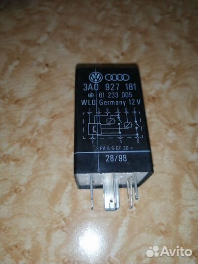Реле стартера vag 3A0927181