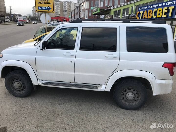 Рейлинги УАЗ Патриот (черные)