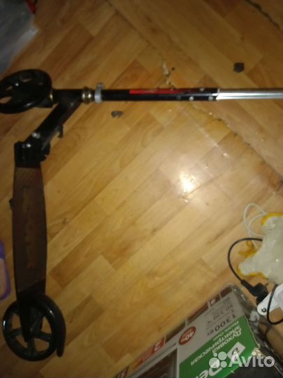 Самокат черный