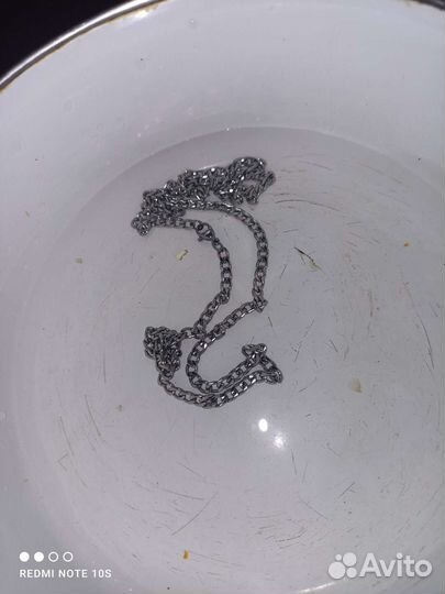 Серебряная цепь(сталь)