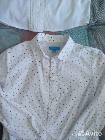 Рубашки на девочку 9-12 лет