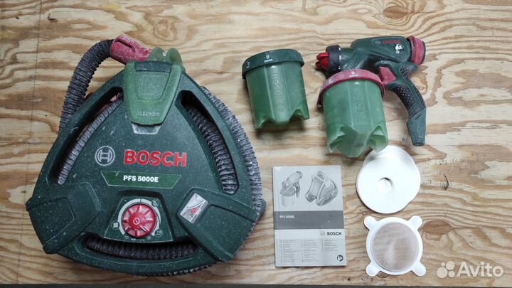 Краскопульт Bosch PFS 5000 E, 1200 Вт, 500мл/мин