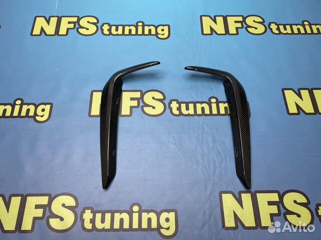 Вставки в бампер для BMW G30 М пакет дорест