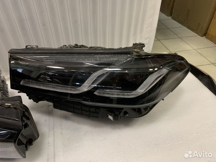 Фары black BMW G30 led правая левая в сборе