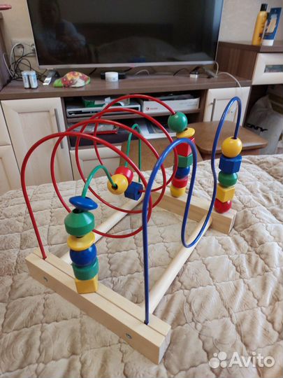 Деревянная игрушка лабиринт IKEA