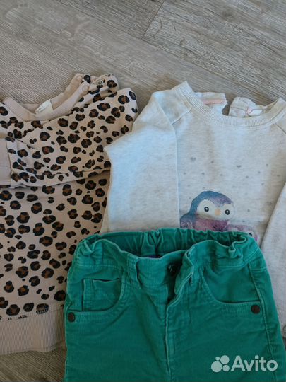 Пакет одежды на девочку 80-86рост