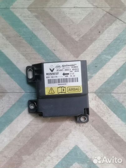 Блок управления AirBag Renault Logan1