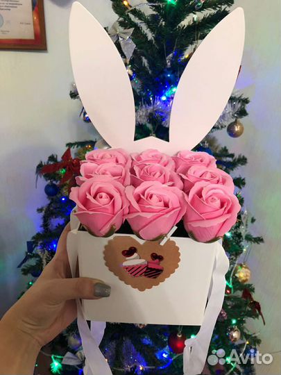 Букет цветов из мыла с доставкой