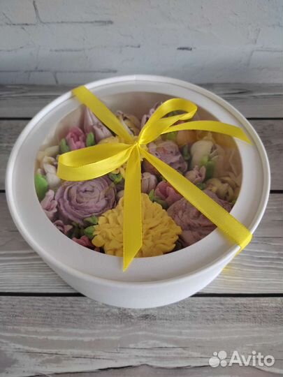 Цветы из зефира