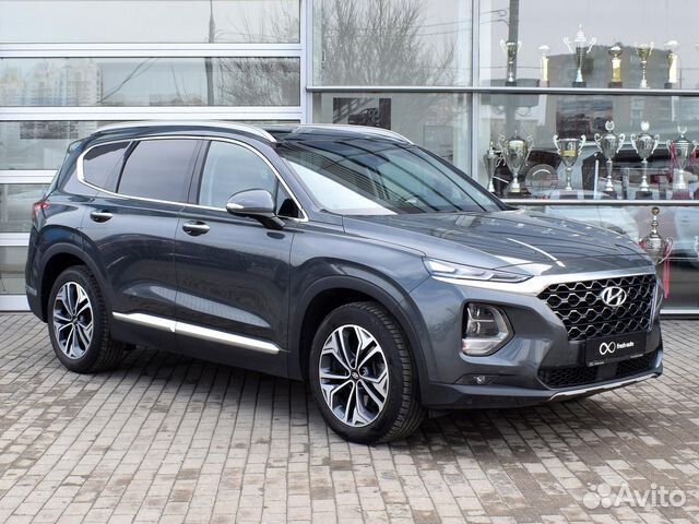 Hyundai Santa Fe 2.2 AT, 2019, 60 147 км