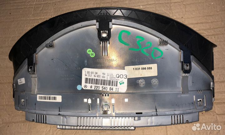 Панель приборов mercedes W220 S-Class A2205408411