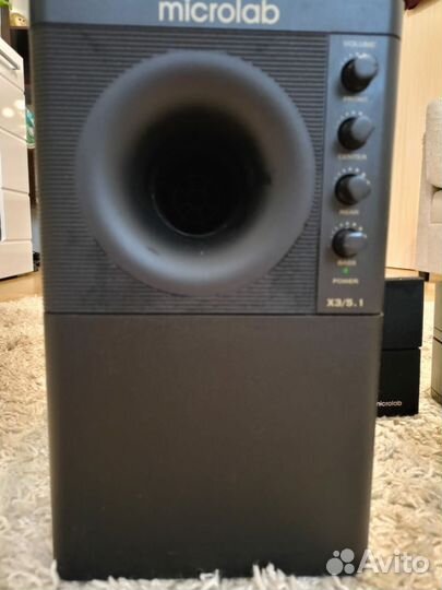 Сабвуфер и колонки