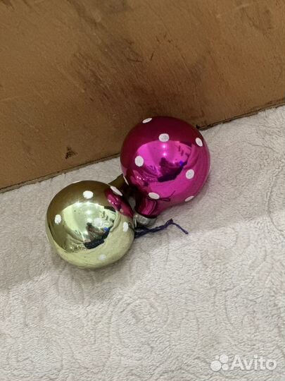 Ретро ёлочные игрушки 70го года