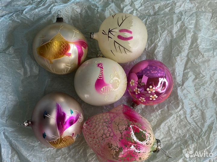 Ёлочные игрушки СССР