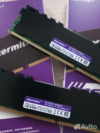 Оперативная память ddr3 atermiter 8gb 1600