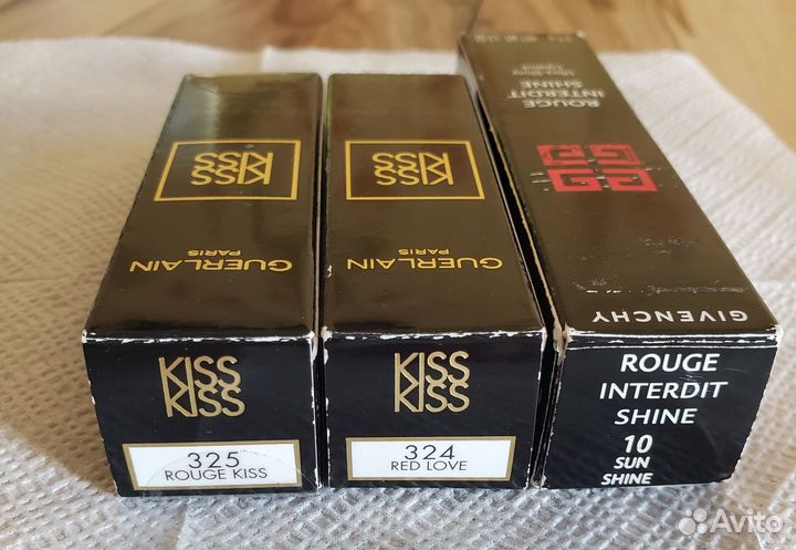 Помада Guerlain 324 325 и Givenchy 10 sun shine