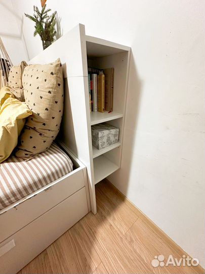 Кровать IKEA бримнэс с изголовьем