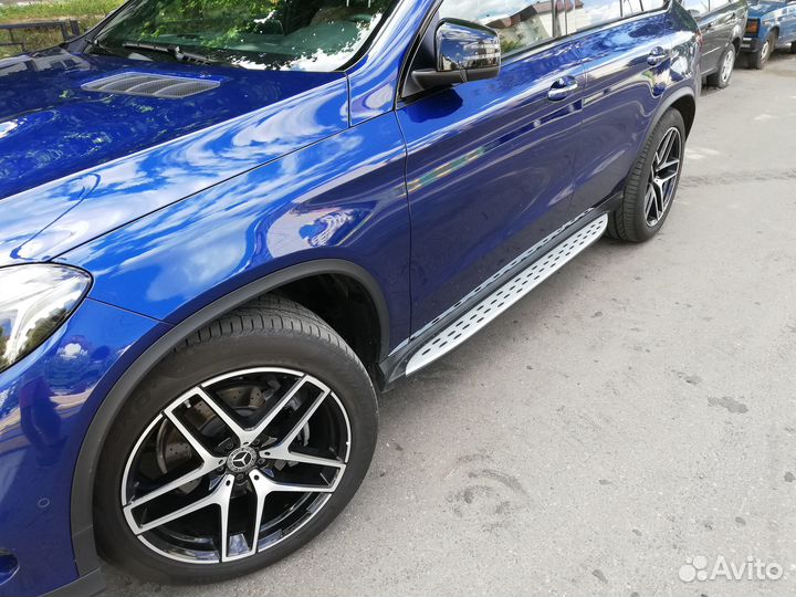 Пороги Mercedes GLE Coupe C292 2015-2019