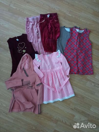 Вещи пакетом на девочку 110