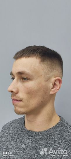 Мужская стрижка на дому