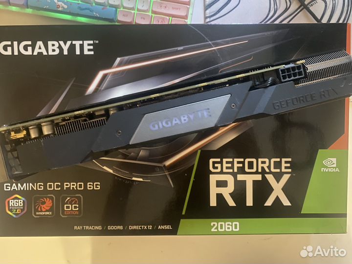 Видеокарта gigabyte 2060 gaming OC PRO 6G