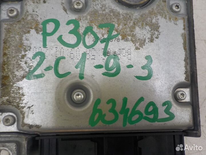 Блок управления подушками безопасности Peugeot 307