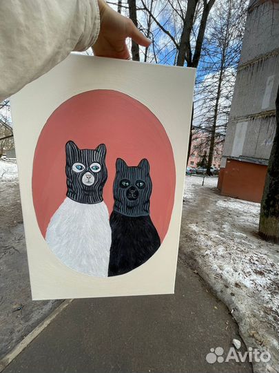 Интерерные картины маслом на заказ