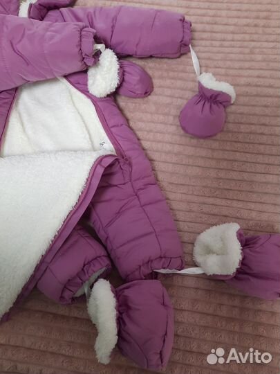Зимний комбинезон для девочки