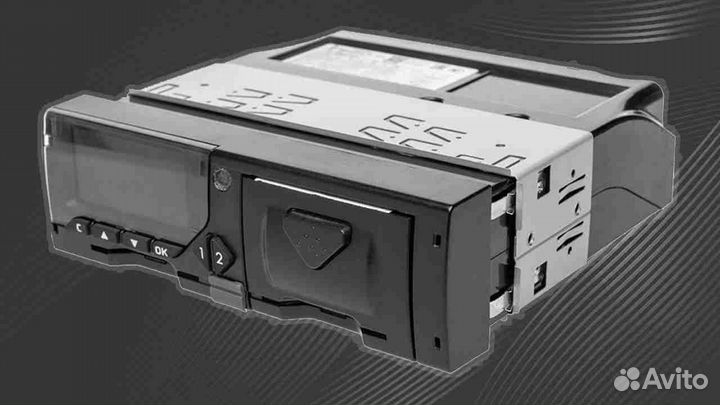 Автомобильный тахограф Меркурий та-001, с скзи